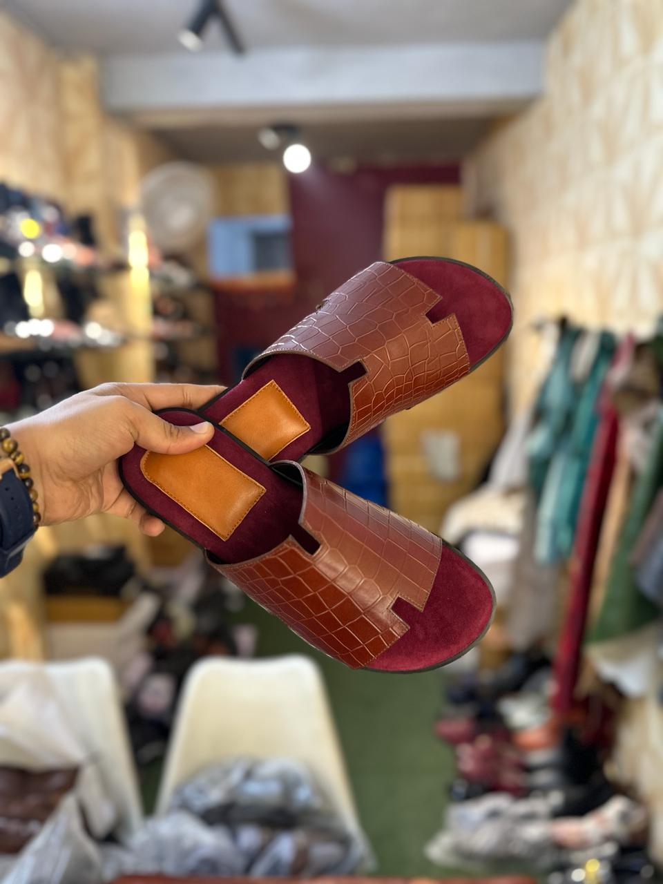 LEATHER SUEDE COMFORTO SLIPPER