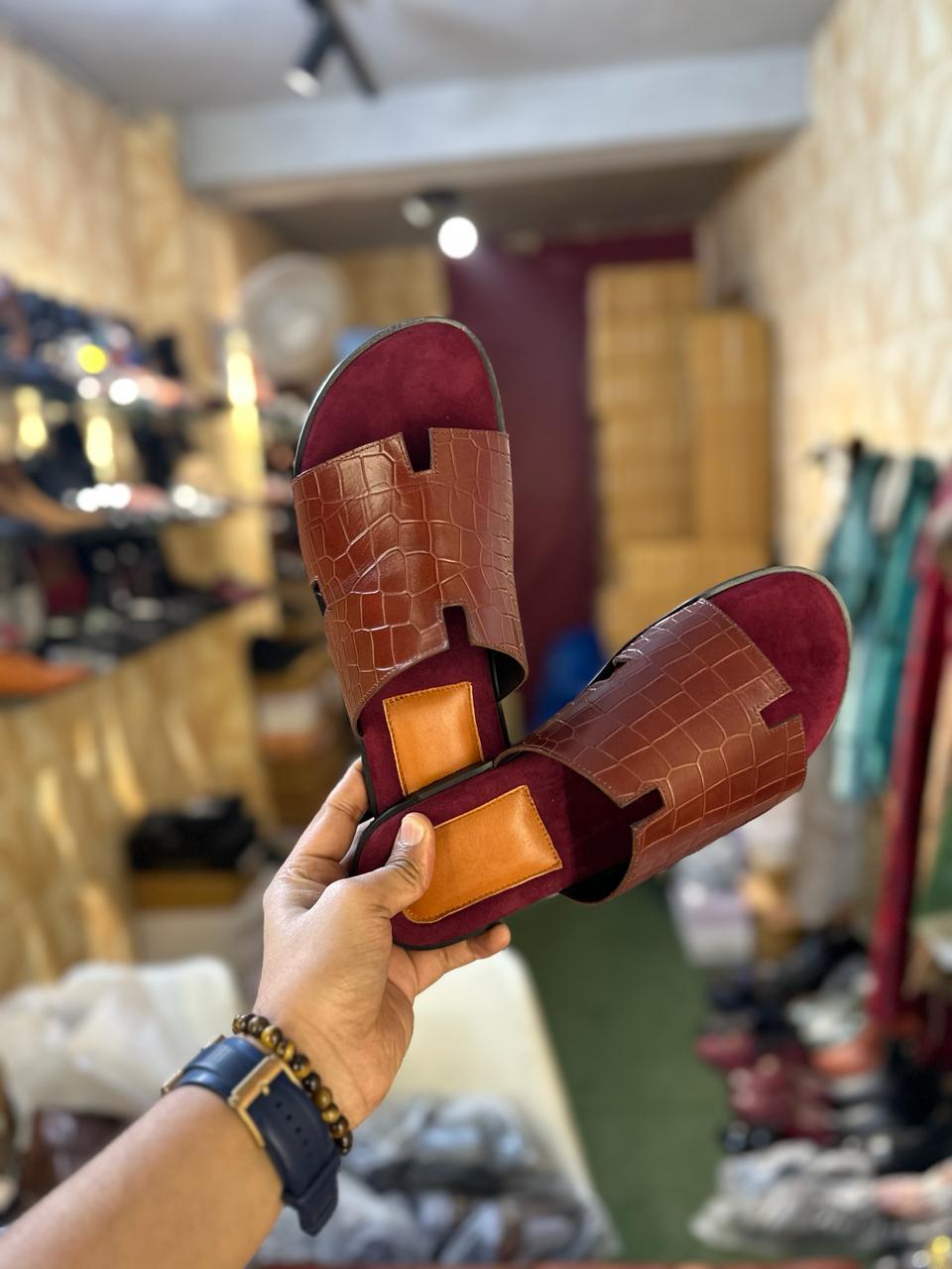 LEATHER SUEDE COMFORTO SLIPPER