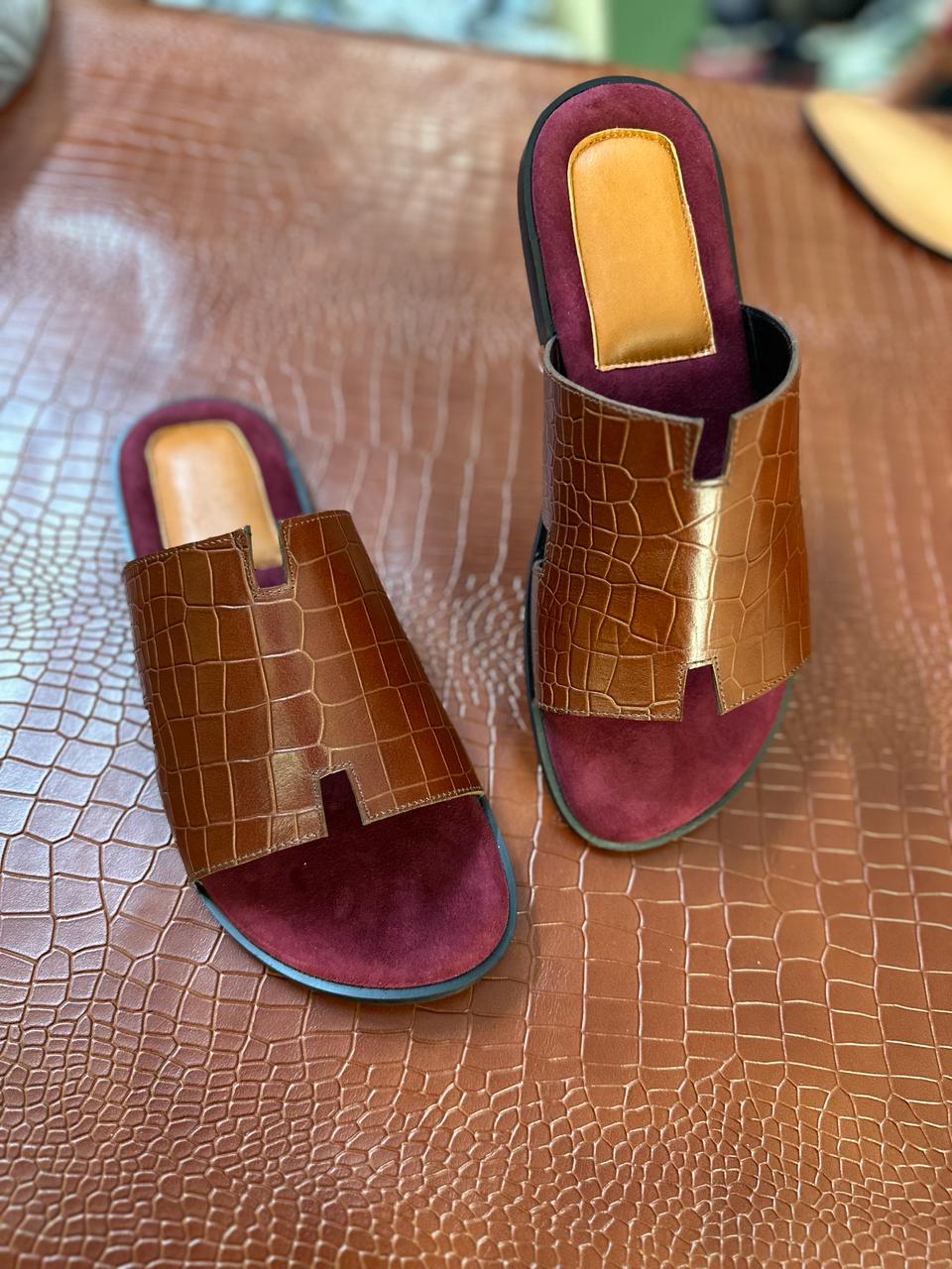 LEATHER SUEDE COMFORTO SLIPPER