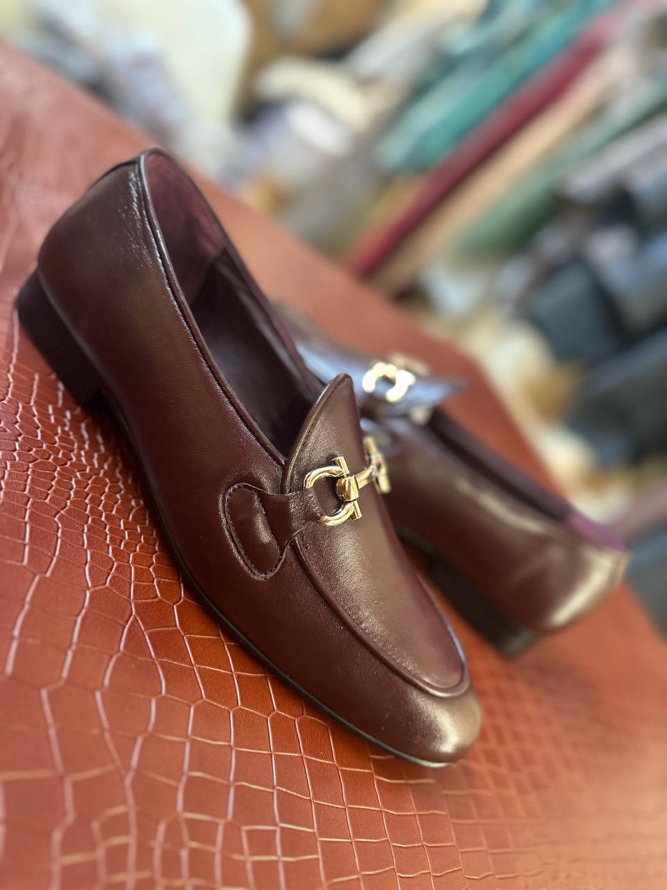 LEATHER BELGIAN LOAFERS